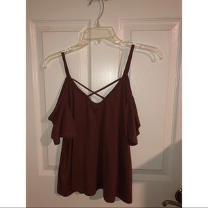 Burgundy Blouse
